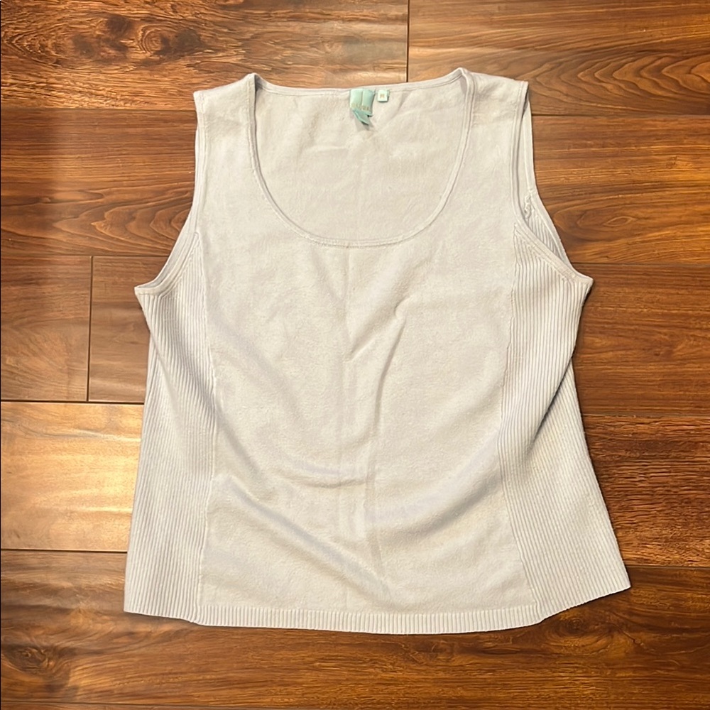 Shu | Shu Elegant Light Sky Blue Sleeveless Top Size M